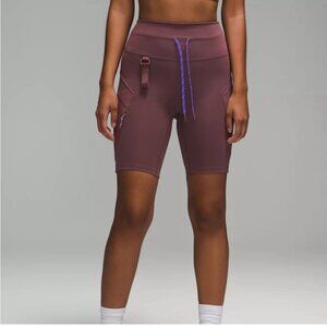 NWT Lululemon Cargo SHR hiking shorts 8” Size 10 Dark Oxide/Dkox